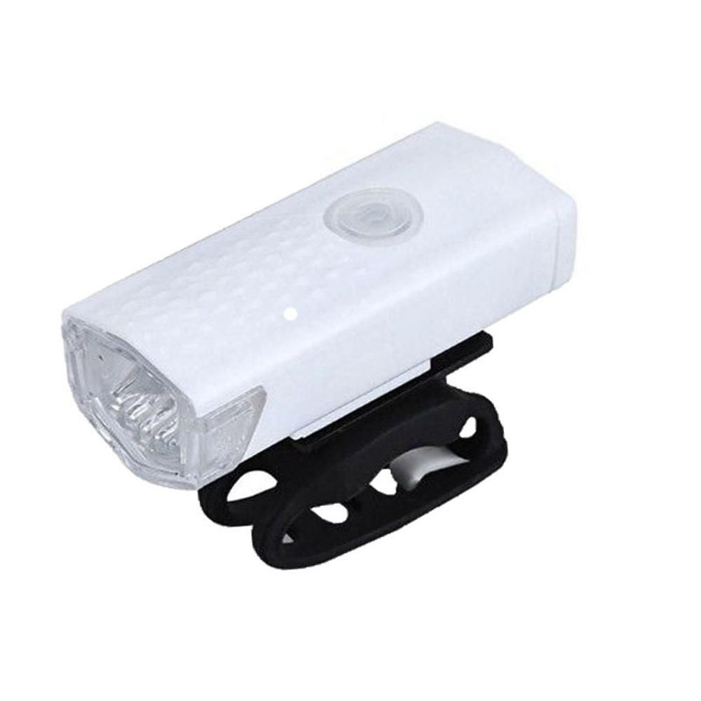 Bicycle Headlight USB Rechargeable 300 Lumen LED with 3 Modes Mountain Bike Cycling High Bright Easy to Install Waterproof Flashlight for Men Women Kids