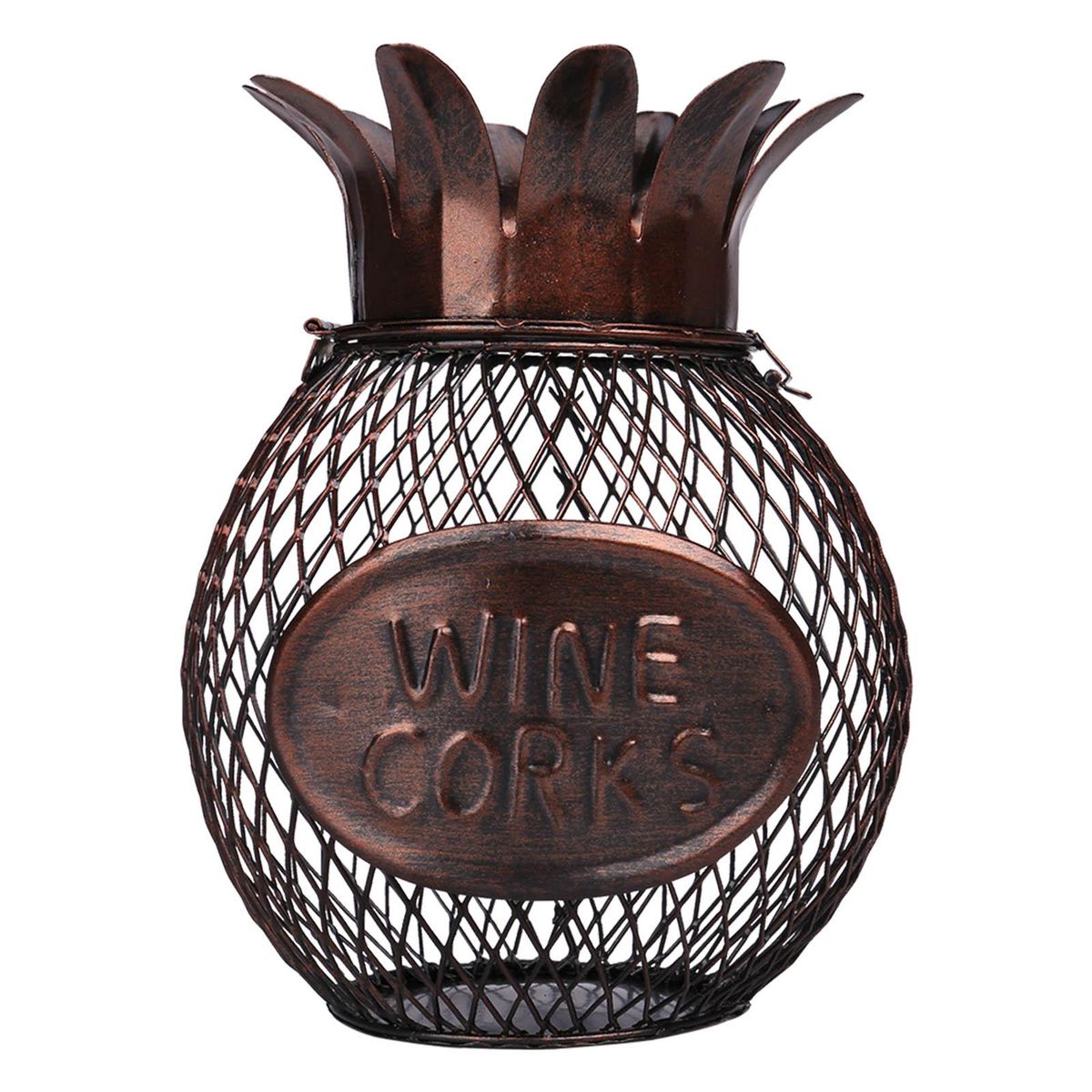 TOOARTS Pineapple wine cork container  Handcrafts home decoration  Decorations  Practical crafts