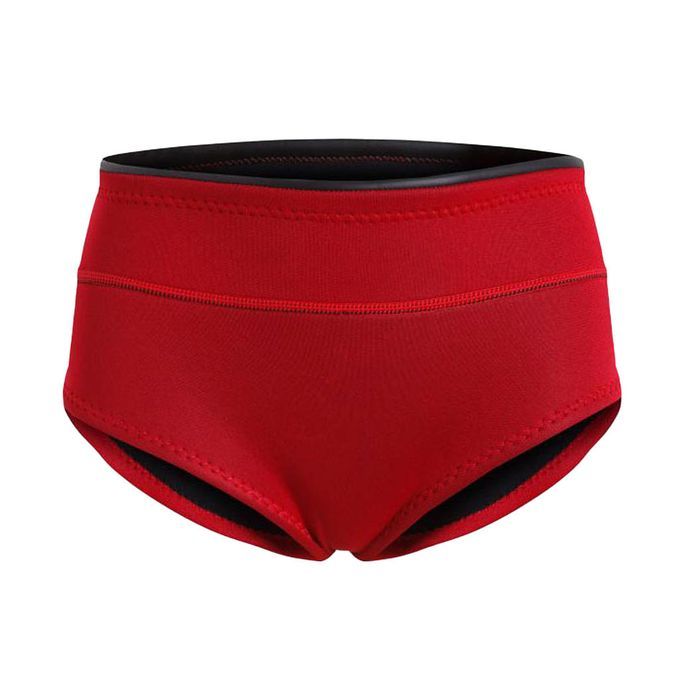 Women Wetsuit Brief Girls Diving Wetsuit Underwear Swimsuit Red M