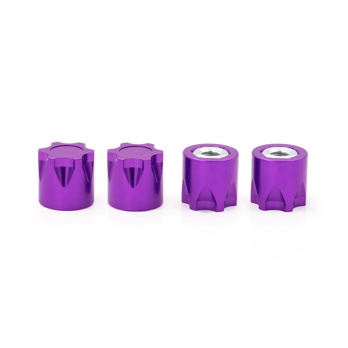 4PCS Aluminium Wheel Rim Center Cap M4 Nut Replacement for TRAX4 TRAX6 SCX10 90046 Redcat Gen8 Tamiya MST CFX VS4-10 1/10 Remote Control Crawler