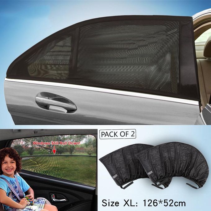 Universal Car Side Window Sun Shade Baby Kids UV-Black