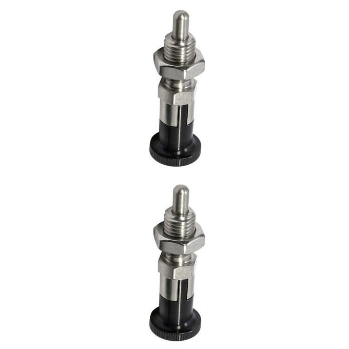 2Pcs Stainless Steel Groove Profile Indexing Plunger Spring Locking