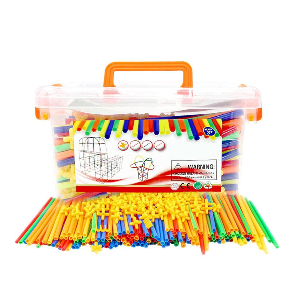 Straw Constructor Stem Building Toys 300 Pcs Building Sets