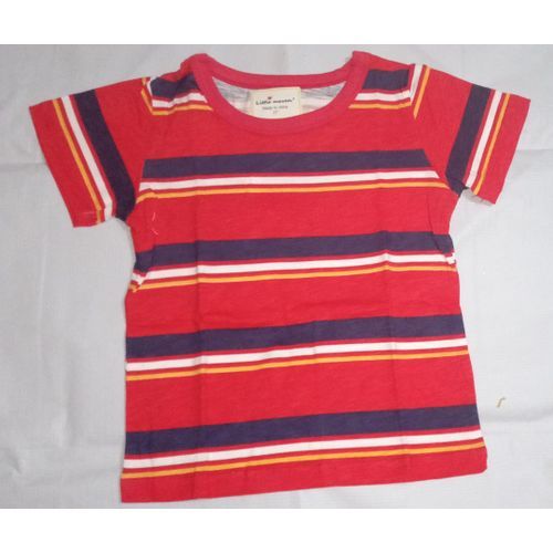 Boys Short Sleeves T-shirt-  Red