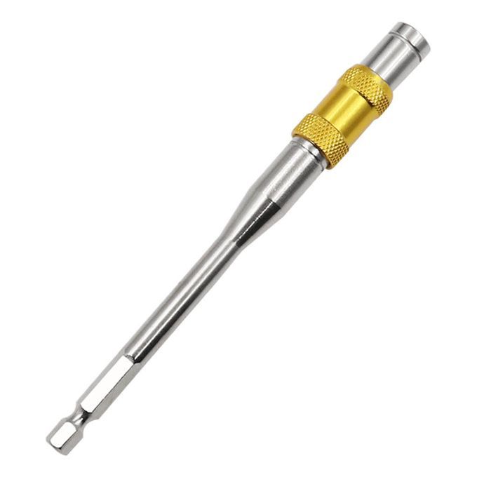 Magnetic Pivot Drill Bit Holder Quick Change Silver And Yellow