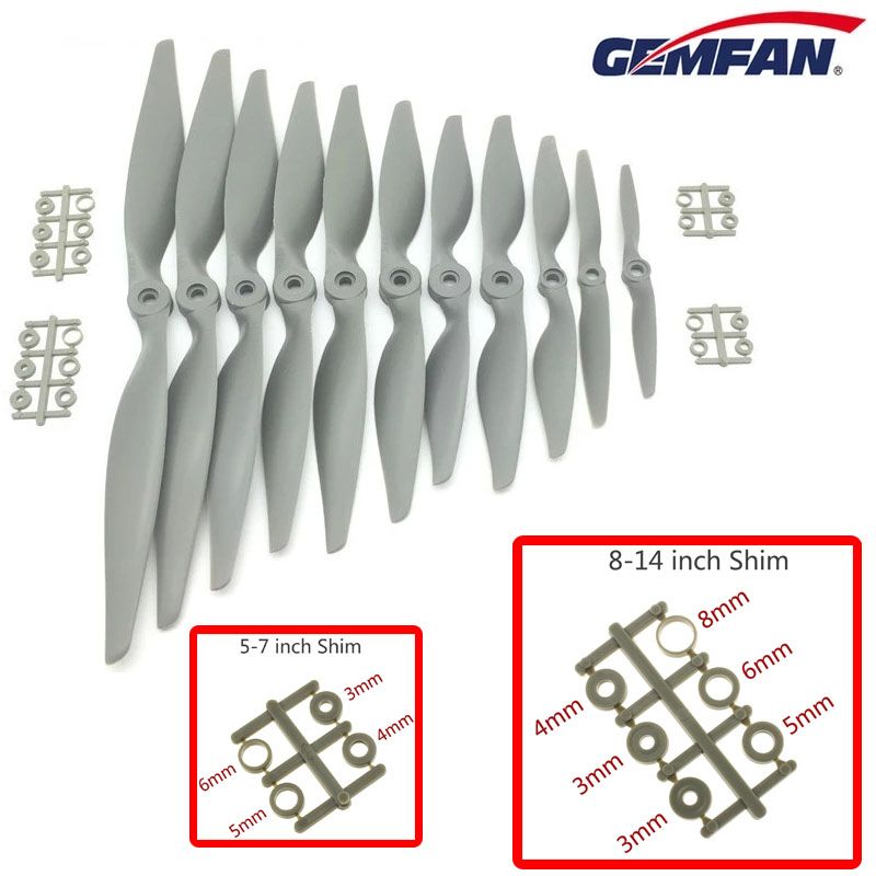 Gemfan APC Nylon Propeller 5x5 6x4 7x5 8x4 8x6 9x6 10x5 10x7 11x5.5 12x6 13x6.5