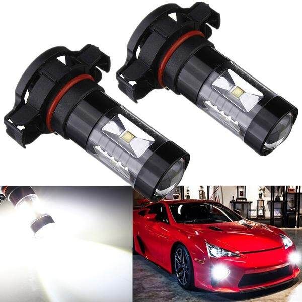 2X Super Bright H16 5202 2504 30W Projection LED Fog Light DRL 6000K White 12V