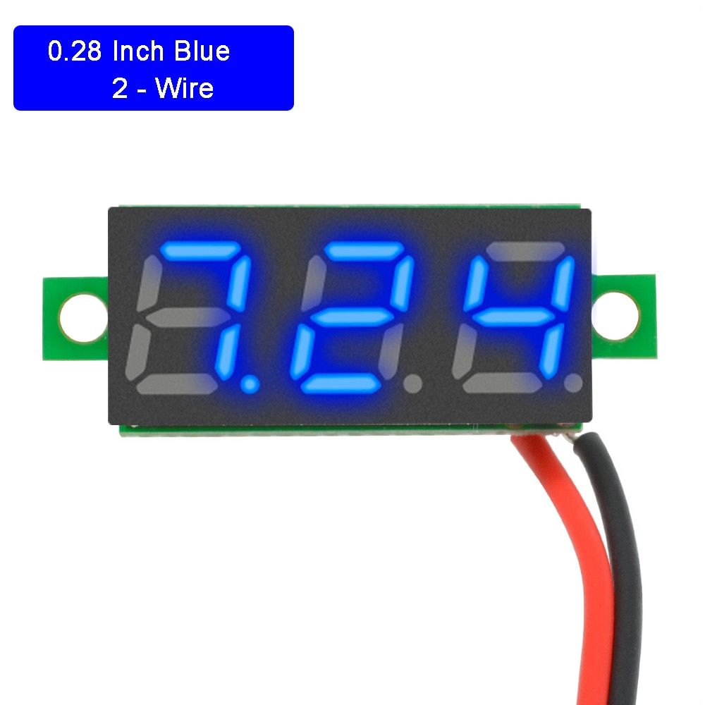 0.28 Inch DC LED Digital Voltmeter 0-100V Voltage Meter