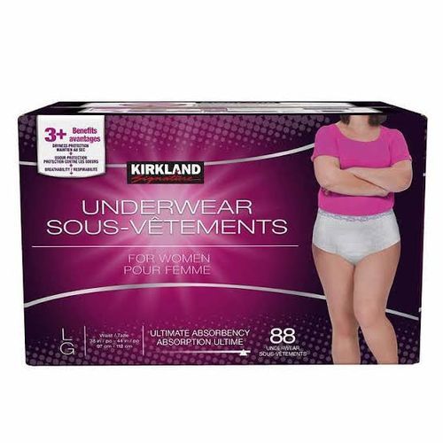 Adult Underwear/Diaper Women Protective LARGE - 88 Count