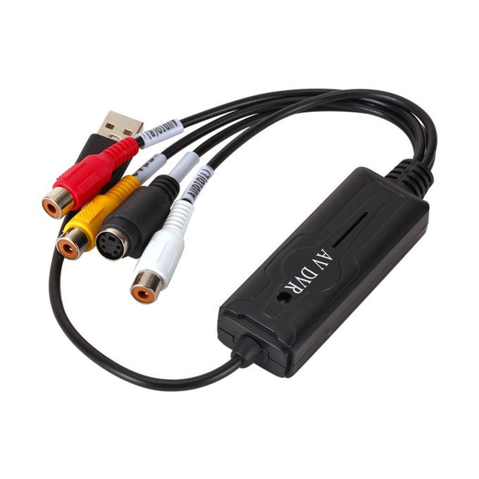 USB Audio Video AV Capture Card Recorder Grabber Adapter For Windows