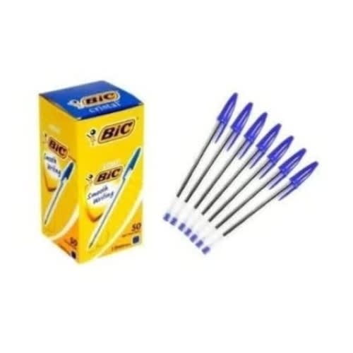 Bic Biro Blue - 50 Pieces