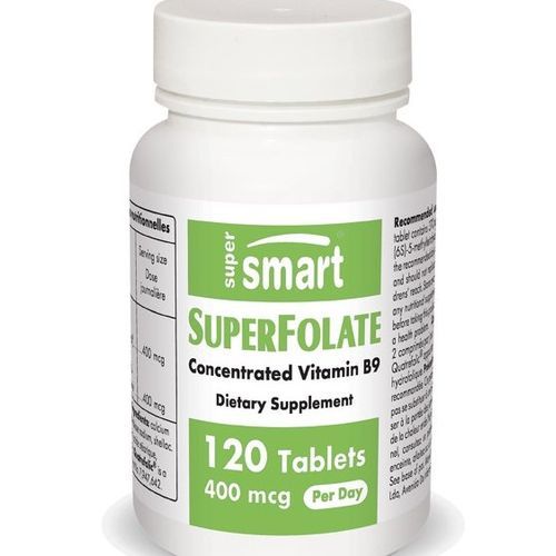 Super Folate Supplement - Folic Acidd 400 Mcg Per Day