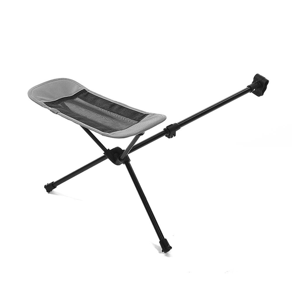 Folding Camping Chair Footrest Portable Retractable Moon Chair Footstool Leg Rest with Storage Bag for Outdoor Camping Hiking Fishing Beach