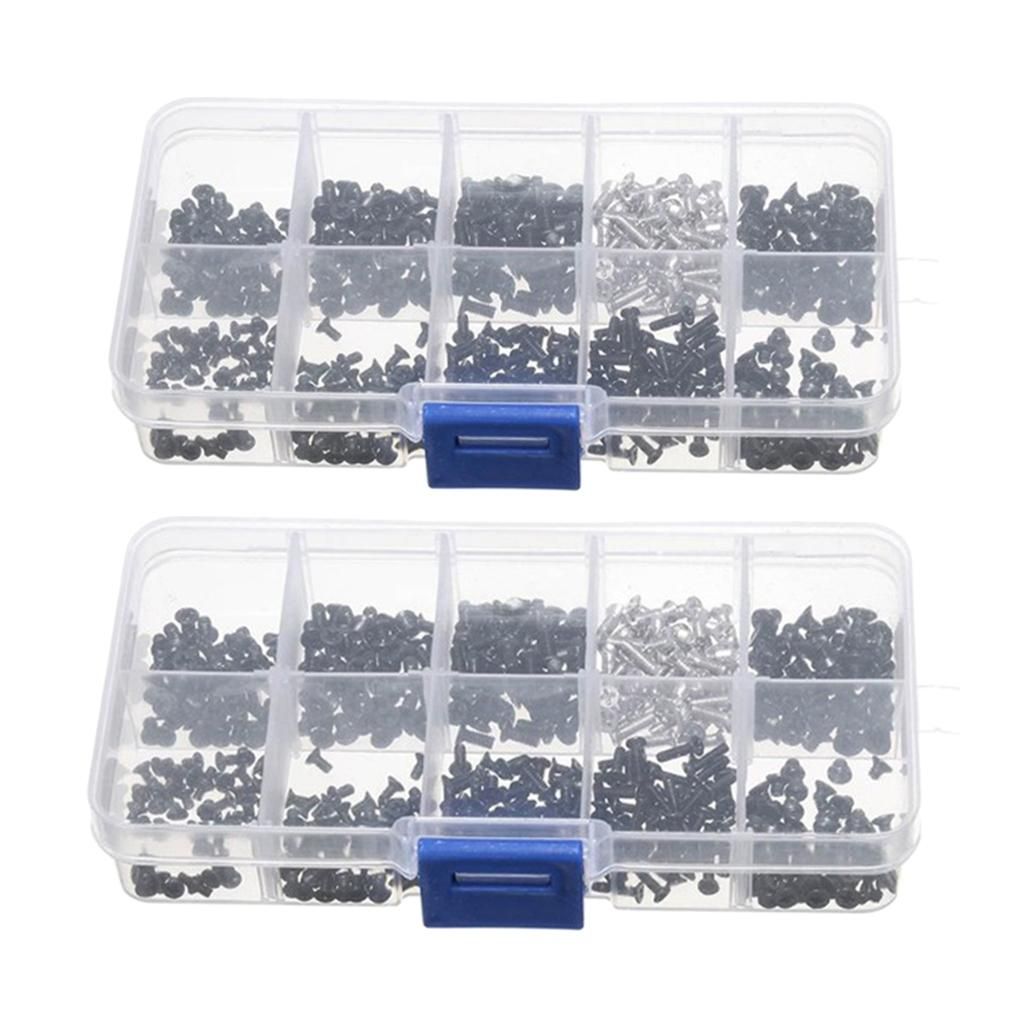 Laptop Computer M2/M2.5/M3 Machine Screws Kits HSS Fit For HP Dell