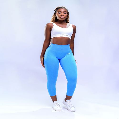 Eve Contour Leggings - Blue