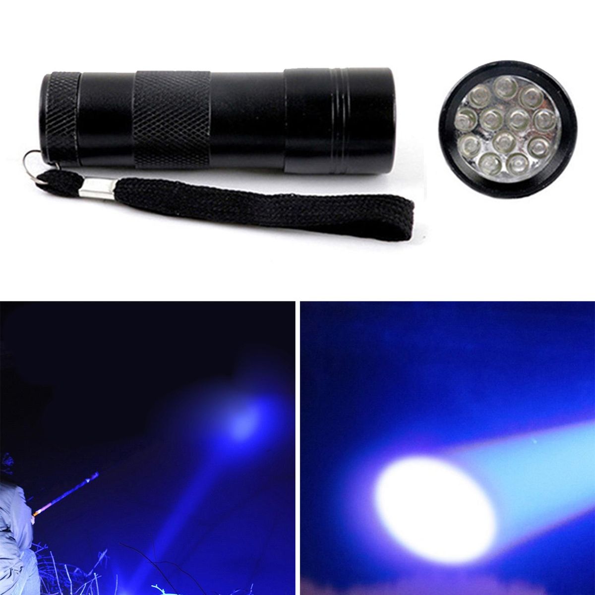 Fly Tying UV Light Handheld Blacklight Flashlight  Flies Find
