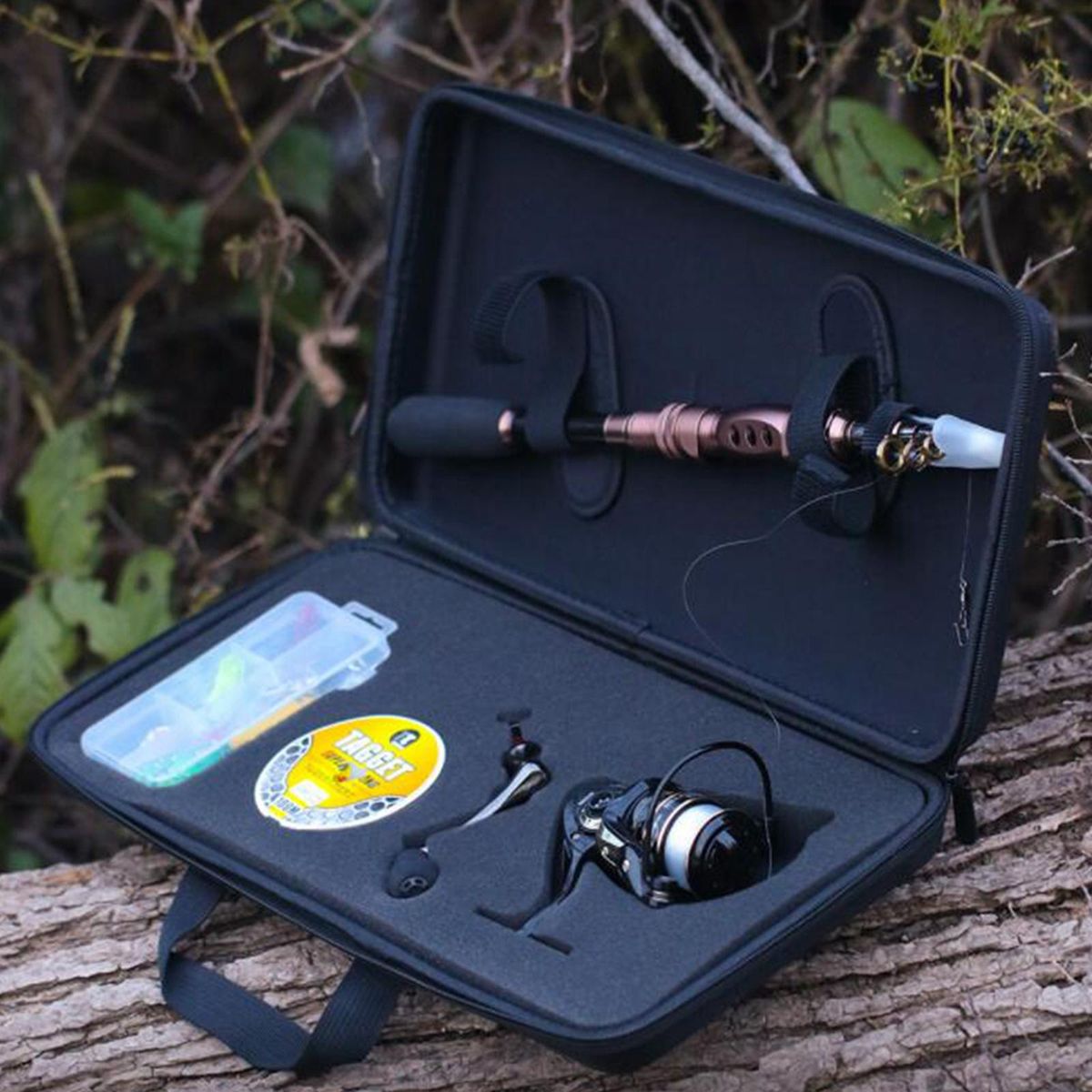 Rod Reel Combo Travel Kit Telescopic Pole Line  Hook