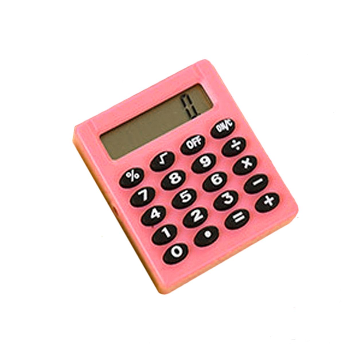 Calculator Digit Display Portable Plastic Handheld-Pink