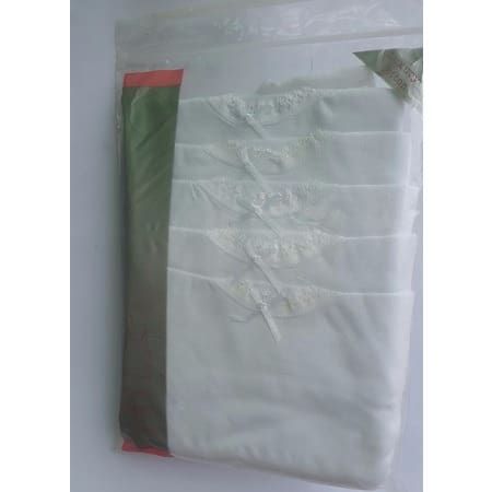 5-Pack Girl's Vest - White