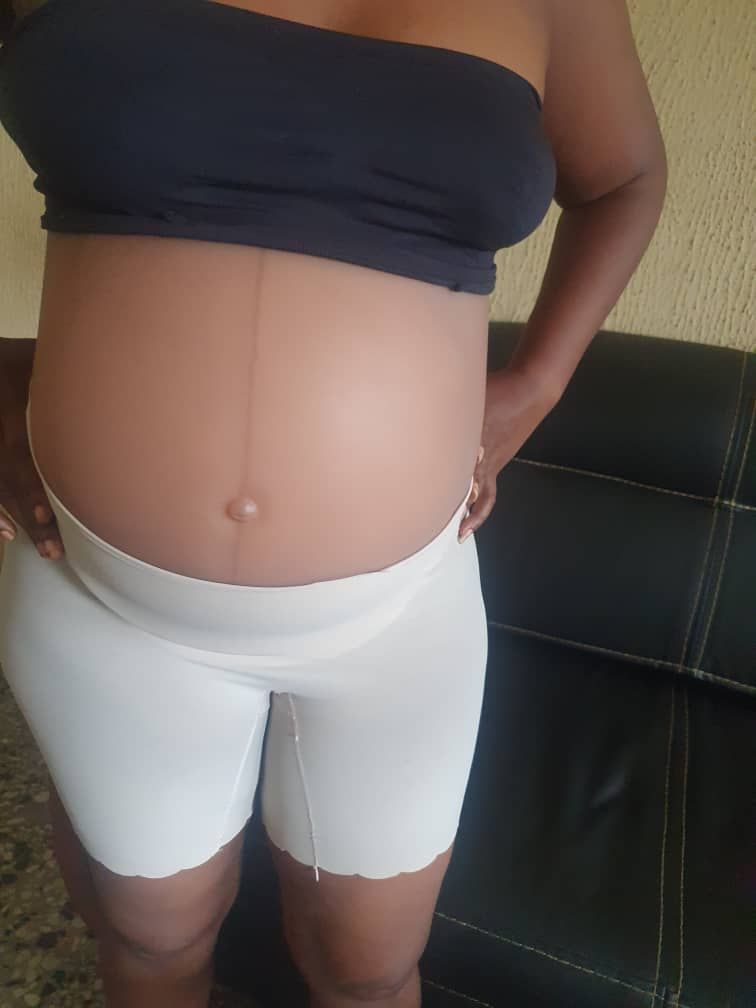 3rd Stage Silicone Fake Pregnancy Belly Color 3