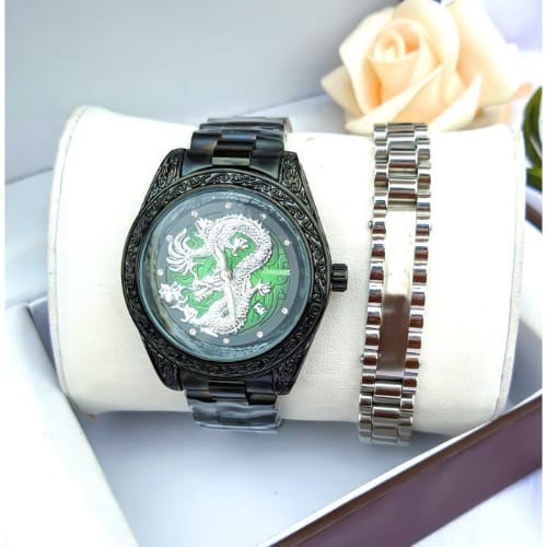 Pretty Angelic Silver Wristwatch With Matching Giftsets