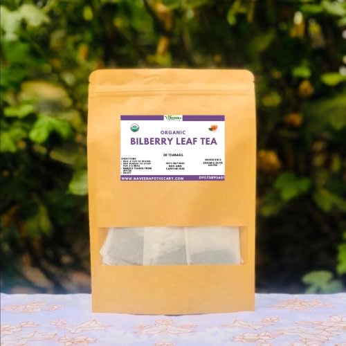 Organic Bilberry Leaf Tea - 30 Teabags