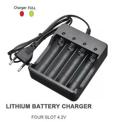 4 Slot Li-ion  3.7v Battery Charger- direct current