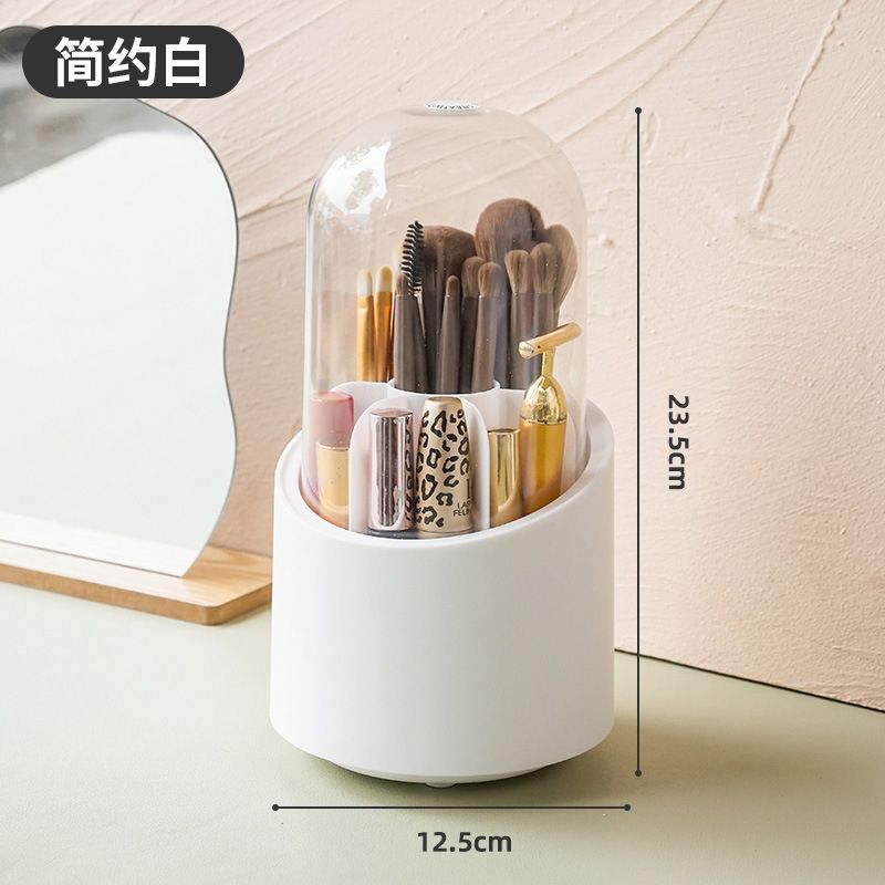 Large-capacity 360 Rotating Makeup Brush Storage Bucket