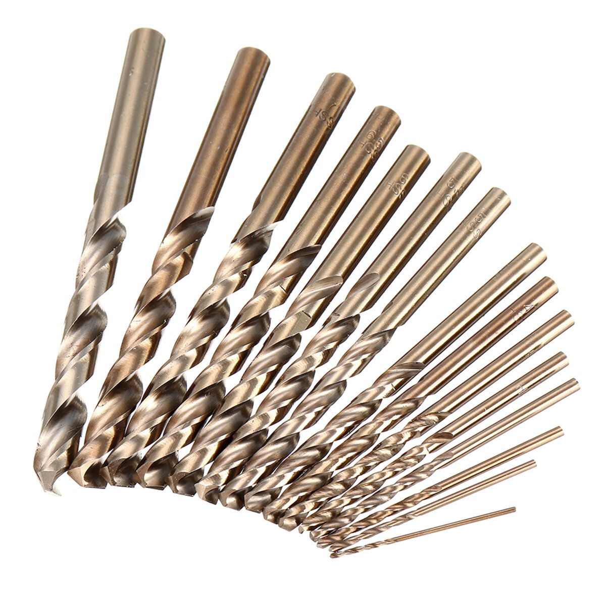 Drillpro 13/19/25 PCS HSS 1-13mm Drillpro M35 Bit Set Cobalt