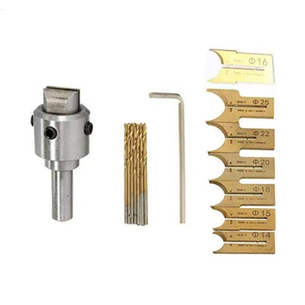 Carbide Ball Blade Woodworking Milling Cutter Molding Tool Beads Router Bit Drills Bit Set