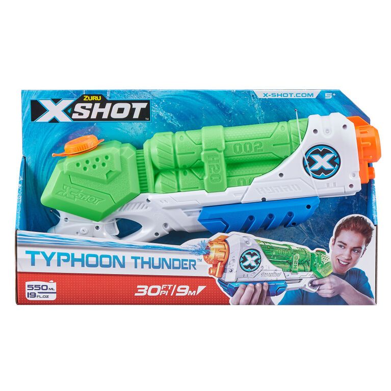 X-Shot Water Blaster Medium Typhoon Thunder In