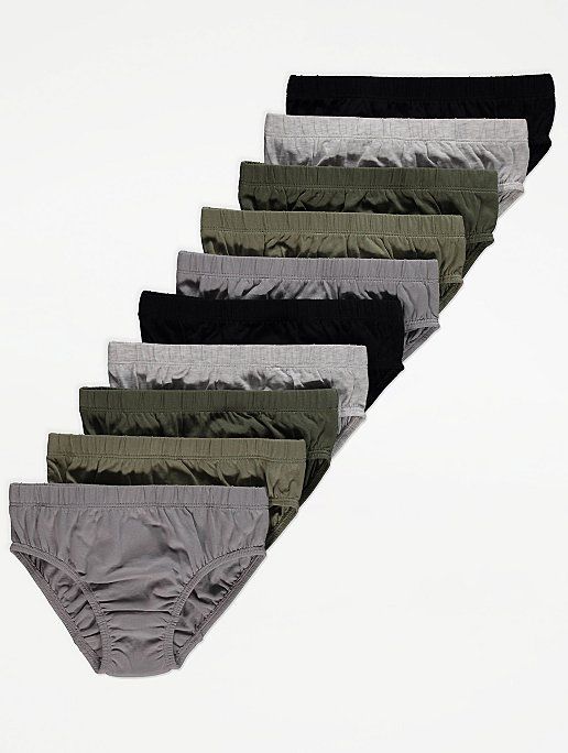 Assorted Jersey Briefs 10 Pack