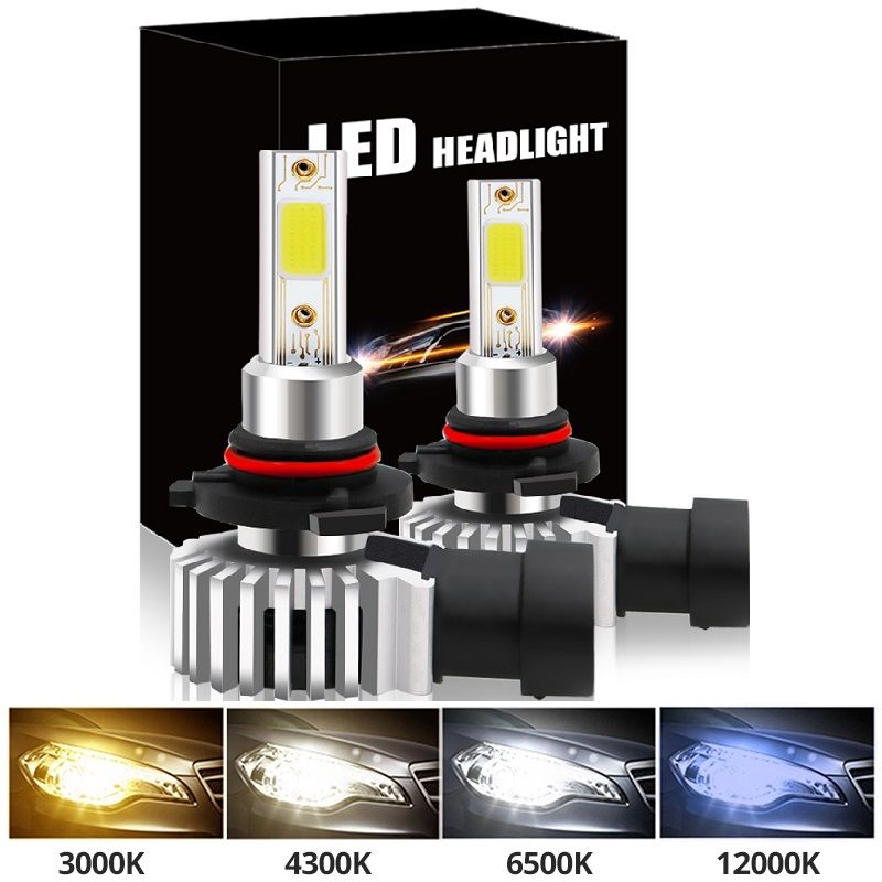 2 Pcs Led Car Headlight H11 H7 Bulb H1 H8 H9 9005 Hb3 9006