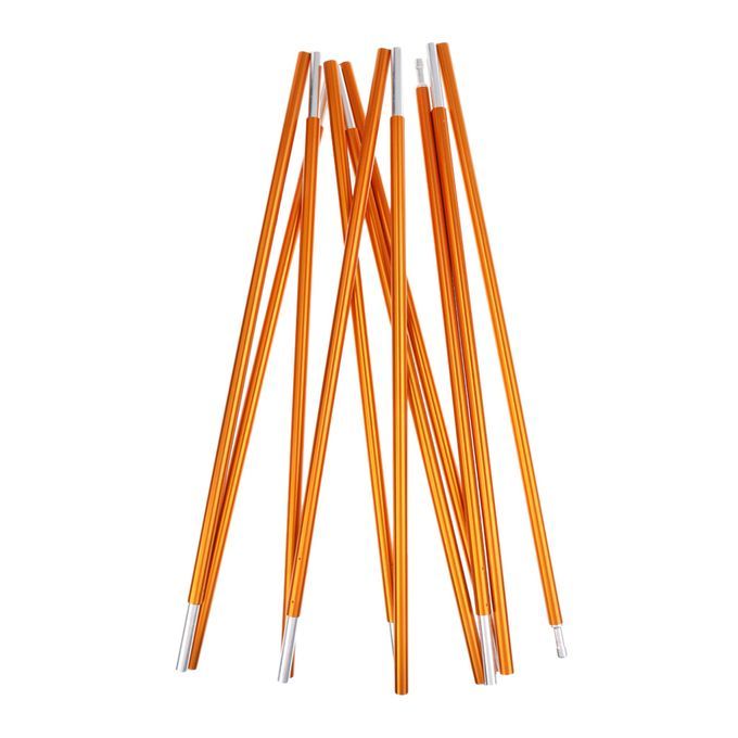 High Strength Lightweight Aluminum Alloy Tent Pole Rod Bar 11 Sections