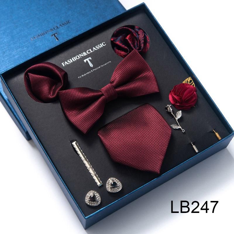 Men'S Tie Set 8-Piece Gift Box Set Ideal For Gifts LB247