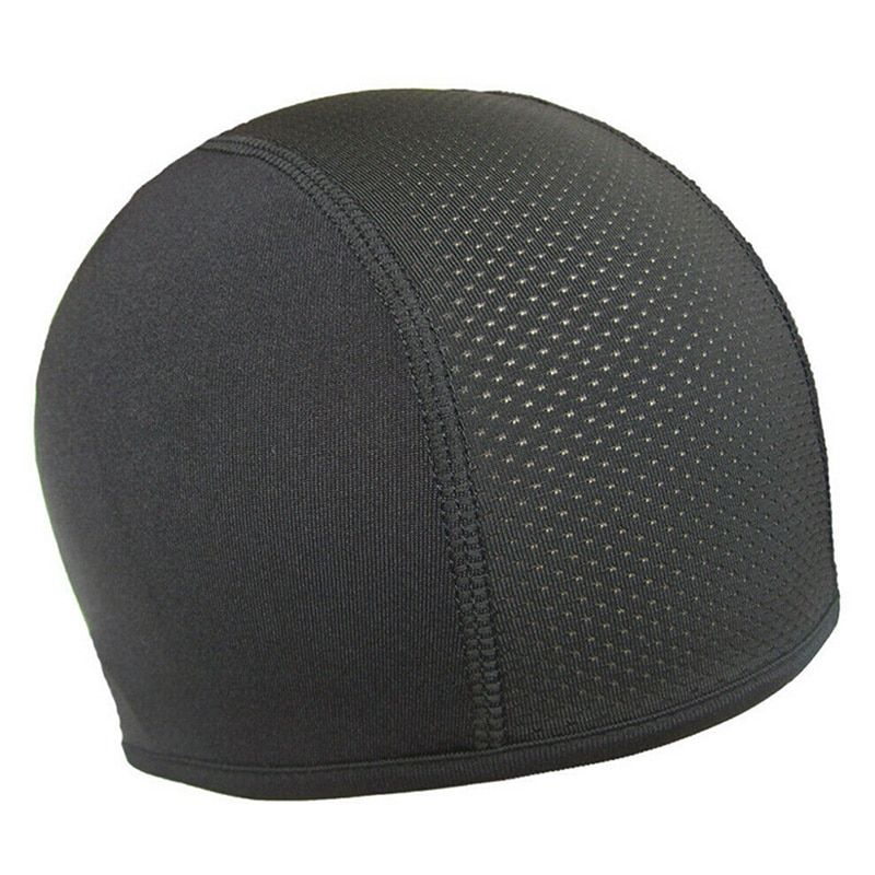 Anti-sweat Quick Dry  Cycling Breathable Outdoor Sun Protection Cap ZJ55-Black