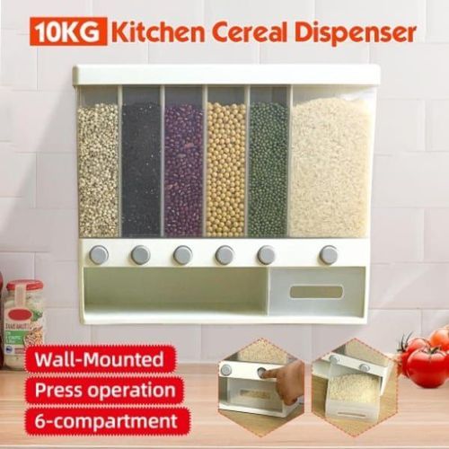 Multifunctional Cereal Dispenser Storage Box