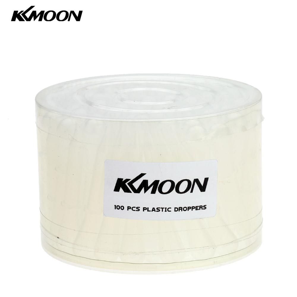 KKmoon 25PCS/100PCS Airbrush Disposable Eyedroppers Plastic Pipette Eye Droppers for Liquid Transfer and Airbrush Paint