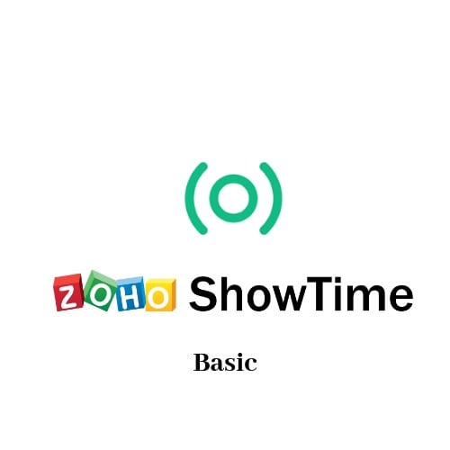 Zoho Showtime Basic Plan (10 Attendees Reusable 1 Gb Storage)