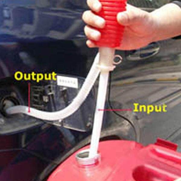 Car Manual Siphon Pump Portable Gas Oil Water Transfer Sucker