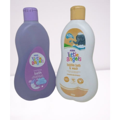 Bubble Bath And Wash + Bedtime Bath - 500ml Each