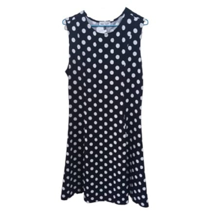 Flayed Poka Dots Mini Dress For Ladies