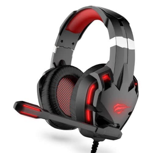 Gamenote Hv-h2001u 7.1 Surround Sound Usb Gaming Headphone With Noise Cancelling Microphone