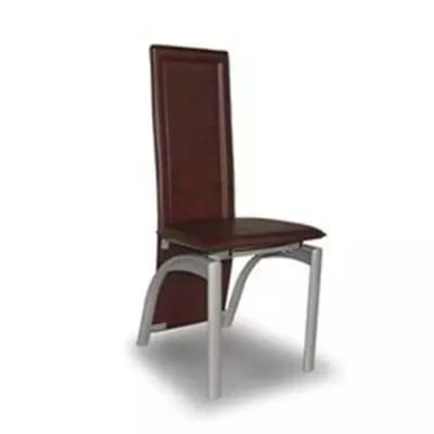 Leather Dining Chair - Brown