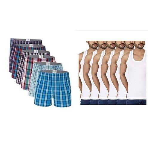 12-in-1 Men's Underwear - Singlets & Boxers