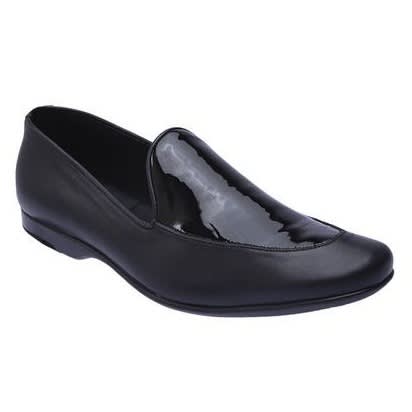 Bi-material Slip-on - Black