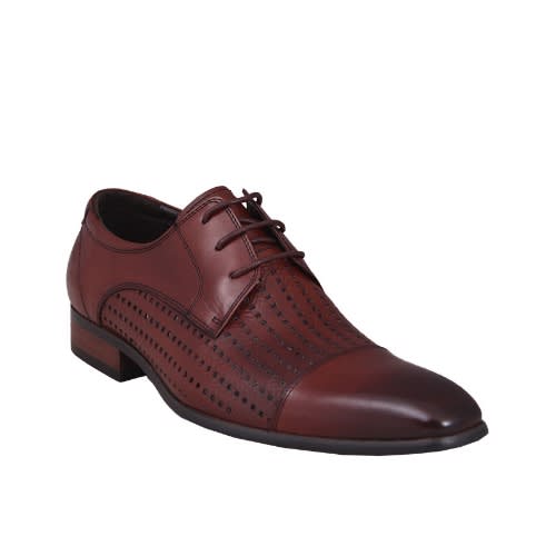 Contemporary Detailed Shoe With Dotted Holes - Msh-2683