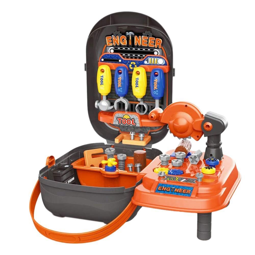 Kids Engineer Workshop Pretend Playset Construction