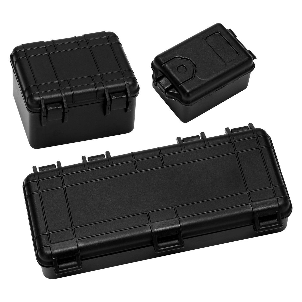 3Pcs Plastic Rc Car Storage Box Decoration Tool for Traxxas