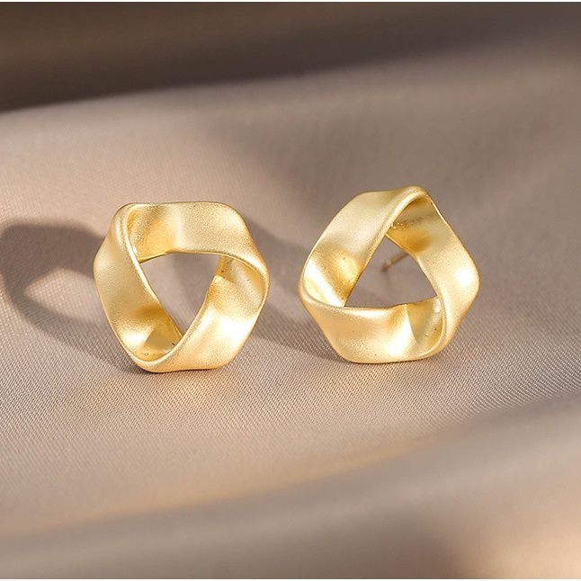 Kq Circular Floral Earrings For Women